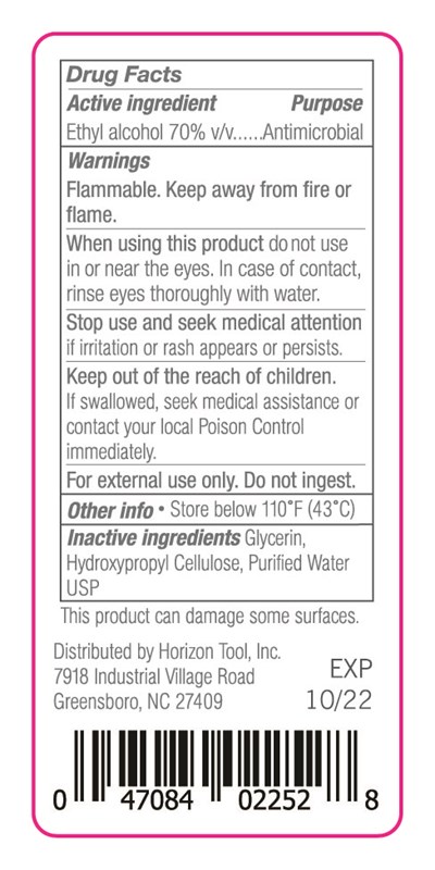 2252 AllShield Hand Sanitizer    2 oz. Squeeze Bottle   Label OLS Rear        